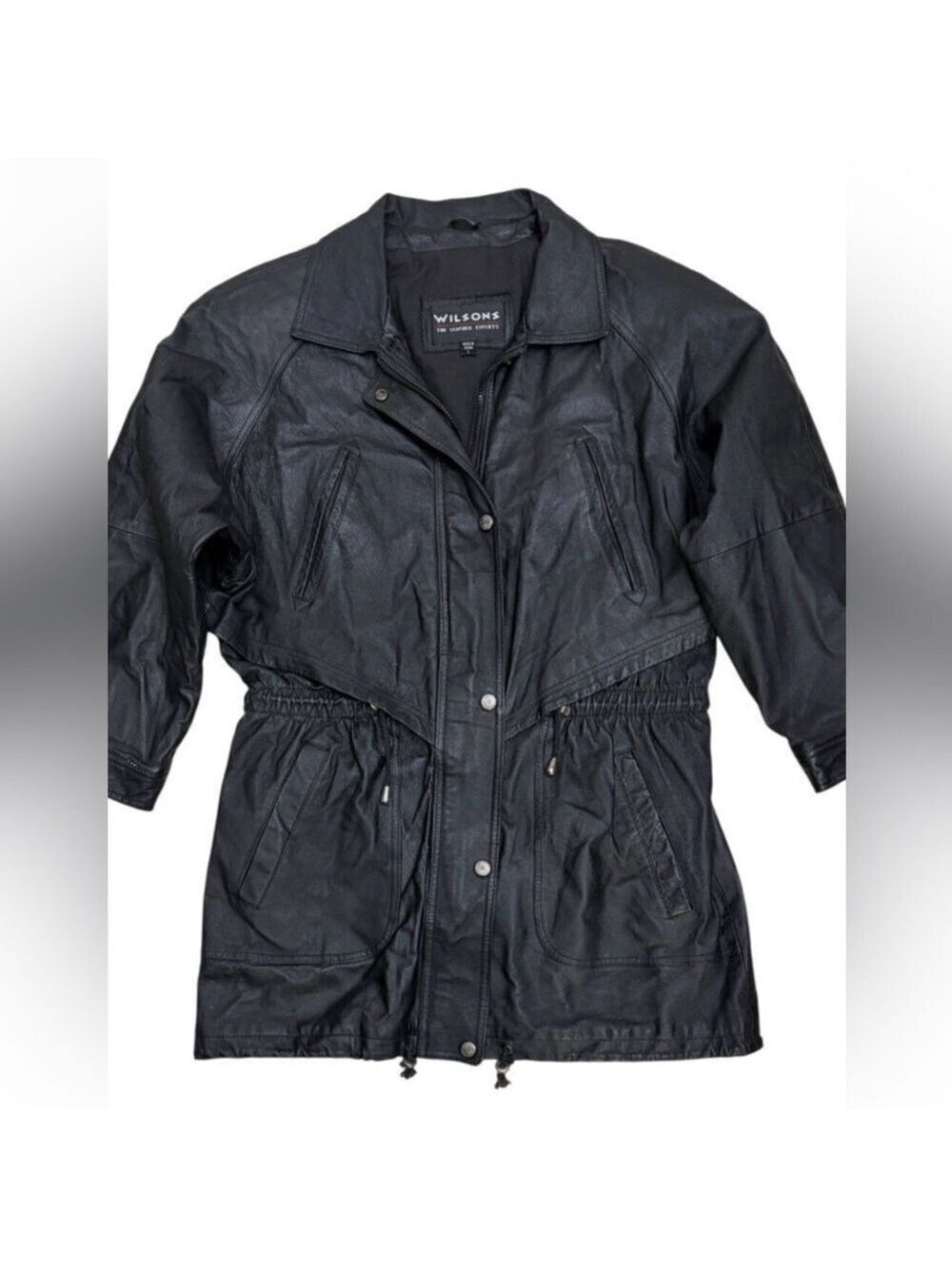 WILSONS LEATHER Vintage Retro Casual Winter Designer Jacket Coat Womens Large